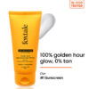 FoxTale Glow Sunscreen with Vitamin C & Niacinamide SPF 50 PA++++ In-Vivo Tested - 80ml