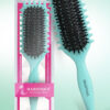MAJESTIQUE Curly Detangler Flat Hair Brush - Green